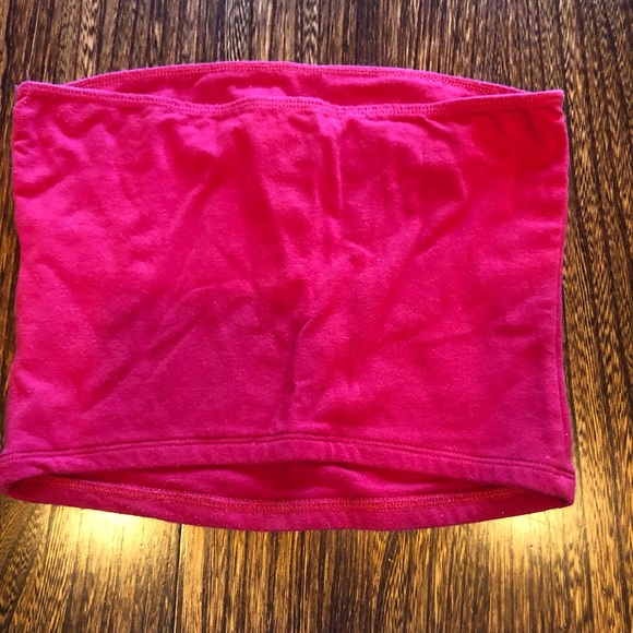 Red Hollister tube top - Picture 3 of 4